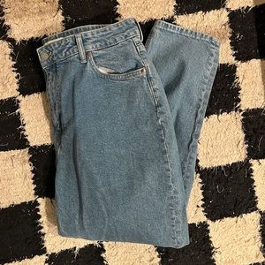 H&M vintage straight mom jeans